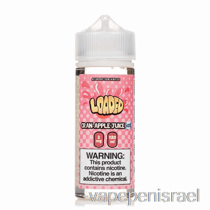 חד פעמי Vape Israel אייס קראן תפוח - נוזל אלקטרוני טעון - חסר רחמים - 120 מ"ל 0 מ"ג